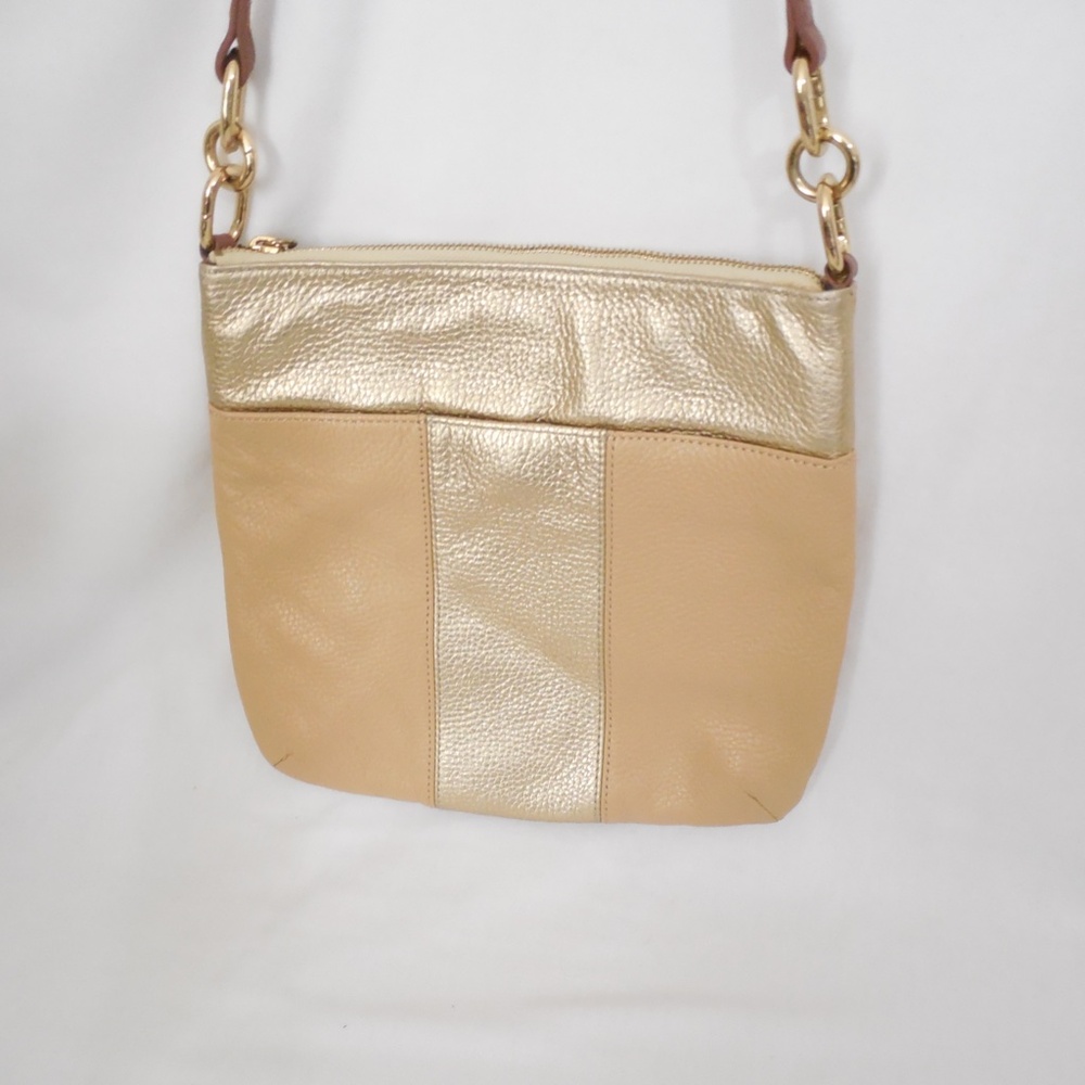 Tommy Hilfiger Gold/Beige/Tan Shoulder Bag - Picture 10 of 10